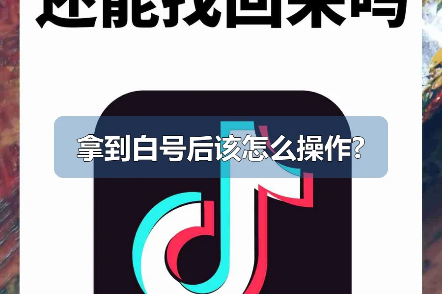 拿到白号后该怎么操作?